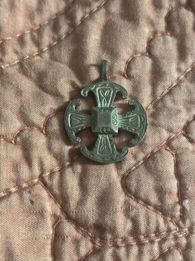 Silver Cross Pendant - Unbranded Decorative Home Accent